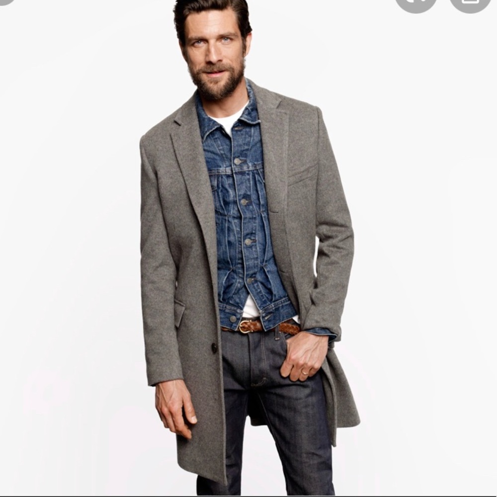 Men’s J.Crew Wool Topcoat